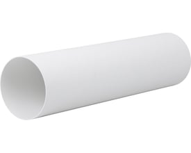 Nærbillede af et Fresh murrør, der viser den glatte overflade af PVC-materialet.