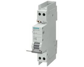 Siemens SENTRON 5ST3 shuntudløser til automatsikring med modelnummer 5ST3031-0HG og spænding på 24-60V.