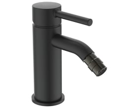 Produktbillede af Ideal Standard Ceraline bidetarmatur i silk black, vist fra siden mod en hvid baggrund.