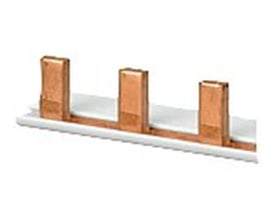 Siemens 5ST3 stiftskinne, 1-faset, 18mm2 tværsnit og 1016mm længde uden endestykker.