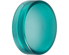 Grønt lampeglas ZBV0133 fra Schneider Electric, specifikt designet til Harmony style 4 tryk og signallamper.