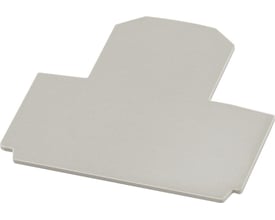 Weidmüller endeplade til WDK serie, beige, til 2,5-4mm² kabler og WDK 2.5N/4N monta­ge.