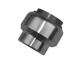 VSH Tectite slutmuffe i afzinkningsbestandigt messing med 15 mm diameter, beregnet til vand op til 95°C og 10 bar.