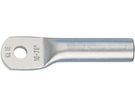 Klauke kabelsko 203R/8 til aluminiumskabler, 16mm²/25mm², med 8mm hul og markeringslinjer.