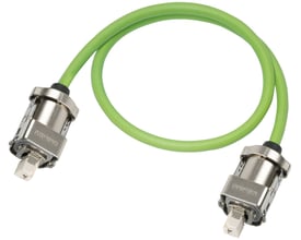 Siemens signal kabel samlet med 24V Motion-connect 500, 3 meter langt med IP67 stik i begge ender.