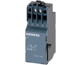 Siemens underspændingsudløser UVR til automatsikringer, model 3VA9908-0BB, 60V AC, på grå baggrund.