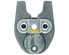 Nærbillede af Rems Mini BMP presstangens indvendige mekanisme og mærkning 'BMP 1/4', viser præcist design.
