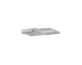 Floodlight FL21 Mini, 87W, 13000lm, 4000K, med asymmetrisk PL43 optik i grå DB 702S med integreret beslag.