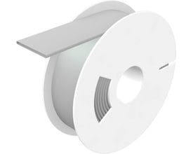 Weidmüller TwinMark krympeflex til kabelopmærkning, hvid polyolefine på rulle, til kabler Ø8,5-25,4 mm.