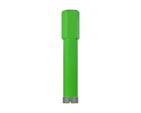 Eibenstock flisehulbor med M12 gevind, Ø16mm diameter og 60mm boredybde i skarp grøn farve.