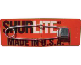 Gastænder med skål, rulle og udskiftelige sten fra Shur-Lite, fremstillet i USA.