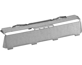 Lauritz Knudsen Unilock koblingsbeslag, 60 mm højde i Zinc+ finish med synlige tænder til montering.