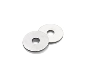 To Randi rosetter type 2 til montagesæt L18, 28 mm diameter og 2 mm tykkelse, med matbørstet overflade.