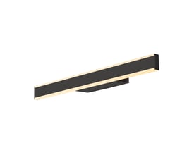 SLV ONE LINEAR 50 WL væglampe set fra siden på hvid baggrund, fremhæver lampens slanke design og lyskilde.