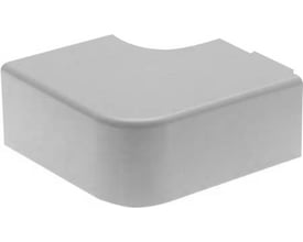 OBO Bettermann WDK fladvinkel kabelkanal, 30 x 45 mm, i lysegrå PVC materiale med glatte afrundede kanter.