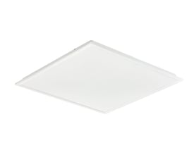 Hvidt, kvadratisk Philips CoreLine Panel All-in RC132V Gen6 LED-indbygningspanel, 60 x 60 cm, med DALI-dæmpning.