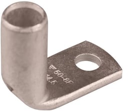 Elpress KRF50-12-90GR kobber rørkabelsko til 50mm2 ledere, med M12 laske og 90 graders vinkel.