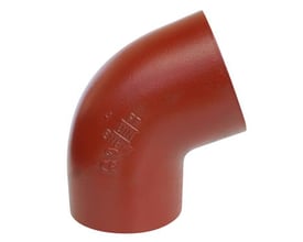 Preis & Co SML bøjning til afløbssystemer med 50mm diameter og 70 graders vinkel, fremstillet i støbejern.