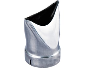 Makita dyse PR00000028 til varmluftpistol med 45mm bredde, skråt skåret og lavet af metal.