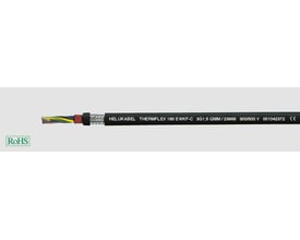 HELUKABEL THERMFLEX 180 EWKF-C, 4G0,75 silikonekabel med sort kappe og metermærkning.