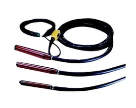 Stavvibrator med 65 mm diameter og 430 mm længde, komplet med 5 m manøvreslange og 10 m el-kabel samt afbryderhus.