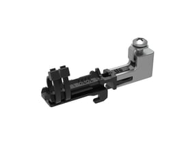 CommScope Novux kabelaflastning til kabler op til Ø 8mm med fastgørelsesskrue og clips i sort plast.