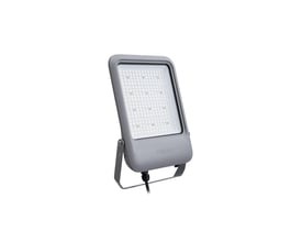 Philips CoreLine Tempo Medium All-in projektør BVP103 med gråt hus, synlige LED'er og monteringsbøjle.