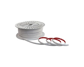 V-TAC LED strip lys på en hvid rulle med 3M tape, klar til installation, 50 meter lang og 8mm bred.