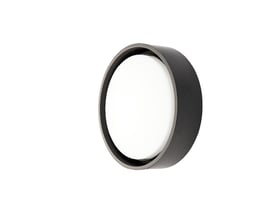 Frame Round Grafit LED armatur fra SG Armaturen med indbygget HF sensor og varmt hvidt lys på 3000K.