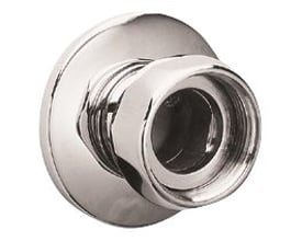 Grohe tilgangsforskruning i krom med en blank finish, viser gevind og møtrikdetaljer.
