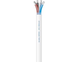 NKT kabel 5G25 NOIK-AL-M 90°, 1000V med udtræk af lederisolering i blå, brun, sort og grå samt aluminiumsledere.