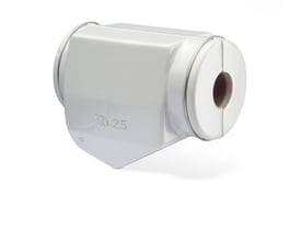 Detalje af IMI isoleringskappe til STAP, med 15-25 mm åbning og synlige metalringe til fastgørelse.