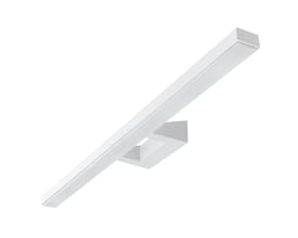 SG Armaturen Vægarmatur View 900 LED i hvid aluminium med lysliste, 28W, 4000K, 1970lm.