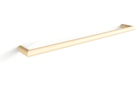 Metallbude Vana håndklædestang i cremet farve, rund model, fremstillet i metal, vist på hvid baggrund.