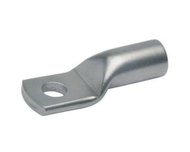 Klauke V2A kabelsko til 10 mm2 ledere, lavet af rustfrit stål med en monteringshuller.