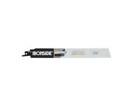 Ironside BIM HD-bajonetsavklinge set fra siden med synlige tænder og skaft, 228 mm og 18 TPI.