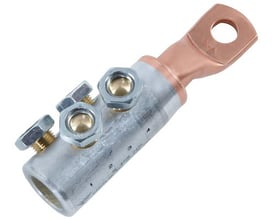 Elpress skruekabelsko SL400R240S-16 med M16-hul, egnet til 300-400 mm² runde og 240 mm² sektorformede Al/Cu kabler.