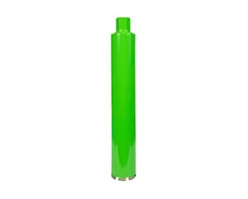 Eibenstock diamantbor til vådboring, Ø81 x 450 mm, med grøn cylindrisk krop og segmenter i spidsen.