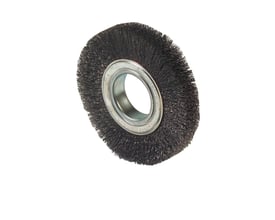 Scantool universal stålbørste 150x25xØ50mm med metalhub og tydelig 'Made in Germany' mærkning.