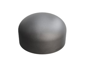 Indura endebund P265GH i stål, 60,3 x 4,5 mm med 38 mm højde og synligt brandlogo.