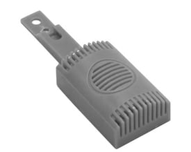 Sawux HVAC-AQS enhed i grå plast med ventilationsriste og monteringsbeslag, optimeret til indeklima.