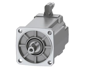 Siemens Simotics S-1FK2 HD Servo motor i grå metal med en roterbar M17-tilslutning og en D19x40mm aksel.