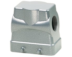 Procon stikhus B10 i pulverlakeret aluminium med M20 side forskruning og låsebøjle-design.