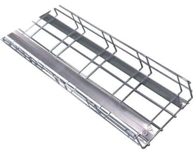 Lauritz Knudsen gitterbakke 70Hx500mm, 300/100/100 FZS, fremstillet i metal med C1;C2 korrosionsklasse.