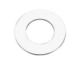 En hvid baggrund med en Vola 3001-16 roset, der måler 60 mm i ydre diameter og 36 mm i indre diameter.