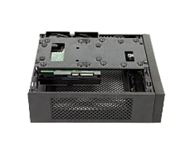 Chieftec IX-03B-85W ITX kabinet uden paneler, viser intern struktur og 85W PSU.