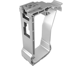 Pipelife kabelholder i grå plast, designet til 3 x 1,5 mm² kabler, halogenfri og med montage fleksibilitet.