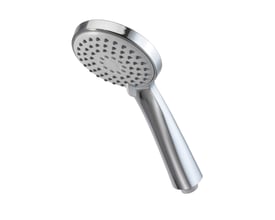 Pressalit Wave 20 brusehoved i krom med blank overflade og 3 stråletyper, fremstillet af plast.