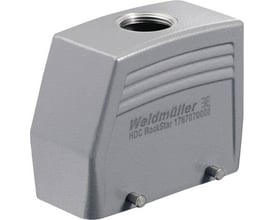 Weidmüller HDC Industristik kabelhus i størrelse 6 med PG21 top og prægningen 'HDC RockStar 1787070000'.