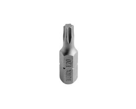 Ironside S2 Plus Torx T25-bit på 25 mm, vist stående med Torx-spids og sekskantet tilslutning.